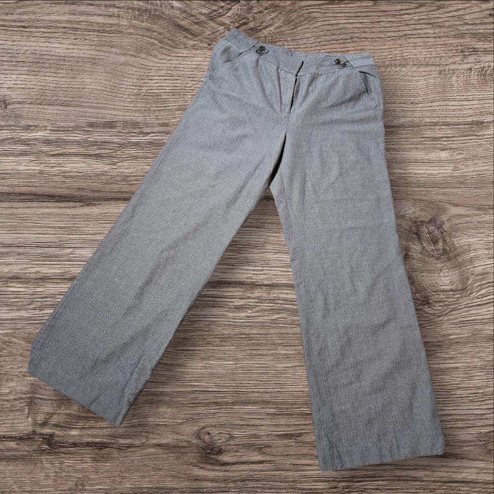 Larry Levine Vintage 90s Tweed Wide Leg Trousers